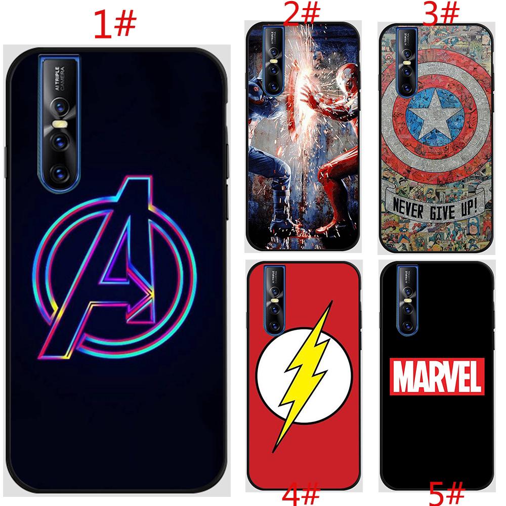 เคสโทรศัพท์แบบนุ่ม avengers marvel สําหรับ vivo y 53 55 81 v 5 7 plus 911 s 1 v 15