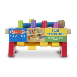 Melissa & Doug รุ่น 4490 Deluxe Pounding Bench ชุดค้อนตอกรุ่นดีลักซ์เรียนรู้ความสอดคล้องส่งเสริมบังคับมือได้เป็นอย่างดี