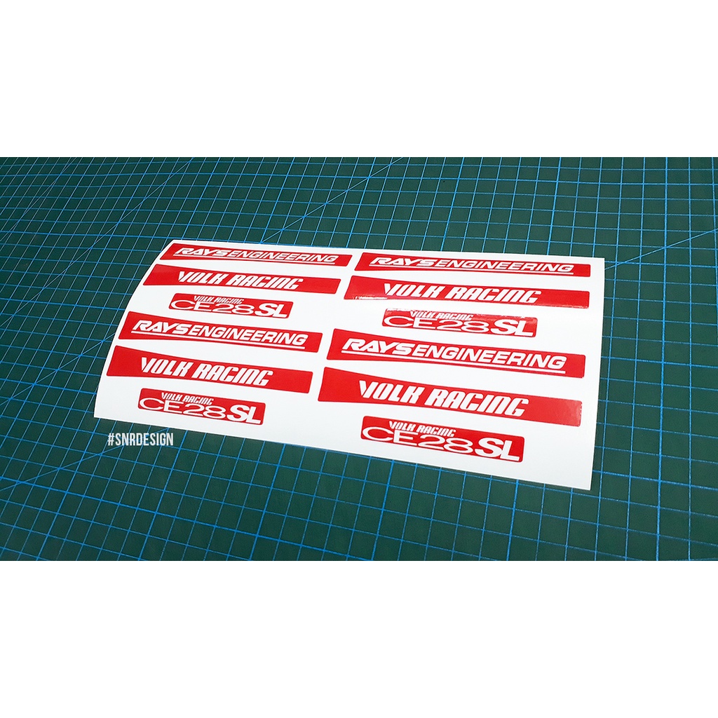 VOLK RACING CE28SL - High quality rim sticker