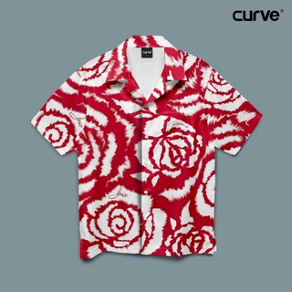 Curve SET66 เชิ้ตฮาวายลายกุหลาบใส่เทศกาลวาเลนไทน์