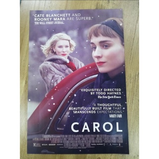 โปสเตอร์หนัง ติดผนัง CAROL 2015