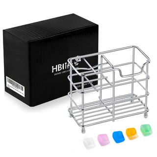 HBLife : HBLAMZ001* ที่เก็บแปรงสีฟัน Stainless Steel Toothpaste Holder Stand