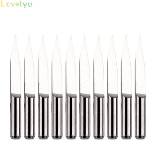 Lovelyu พร้อมส่ง ใหม่ ดอกเราเตอร์แกะสลัก Cnc 20 องศา 10 ชิ้น 100% คุณภาพสูง 10 ชิ้น