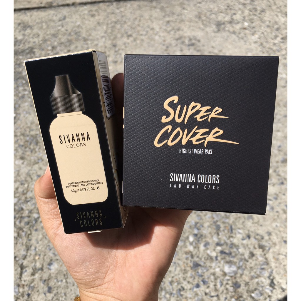 เซตคู่สุดฮิต ซีเวนน่า Duo set sivanna แป้งHF201+รองพื้นHF674