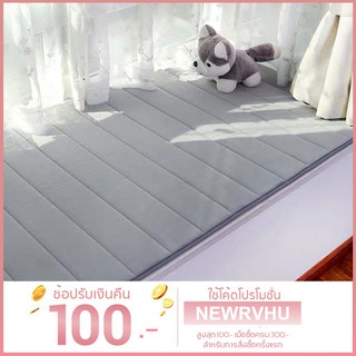 พรมกำมะหยี่บุโฟมสีพื้น เหมาะสำหรับผู้แพ้ฝุ่น มีหลายขนาด60x120cm/80x160cm/1.4x180cm