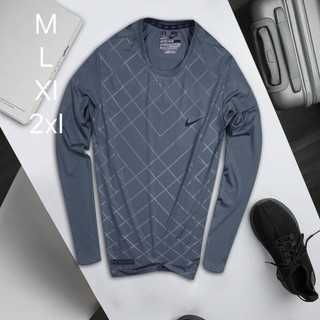 nike เสื้อแขนยาวออกกำลังกายผู้ชาย