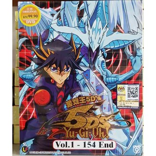 แผ่น DVD การ์ตูนอนิเมะ Yu-Gi-Oh 5Ds (เล่มที่ 5 1-154 End) ของ 5Ds