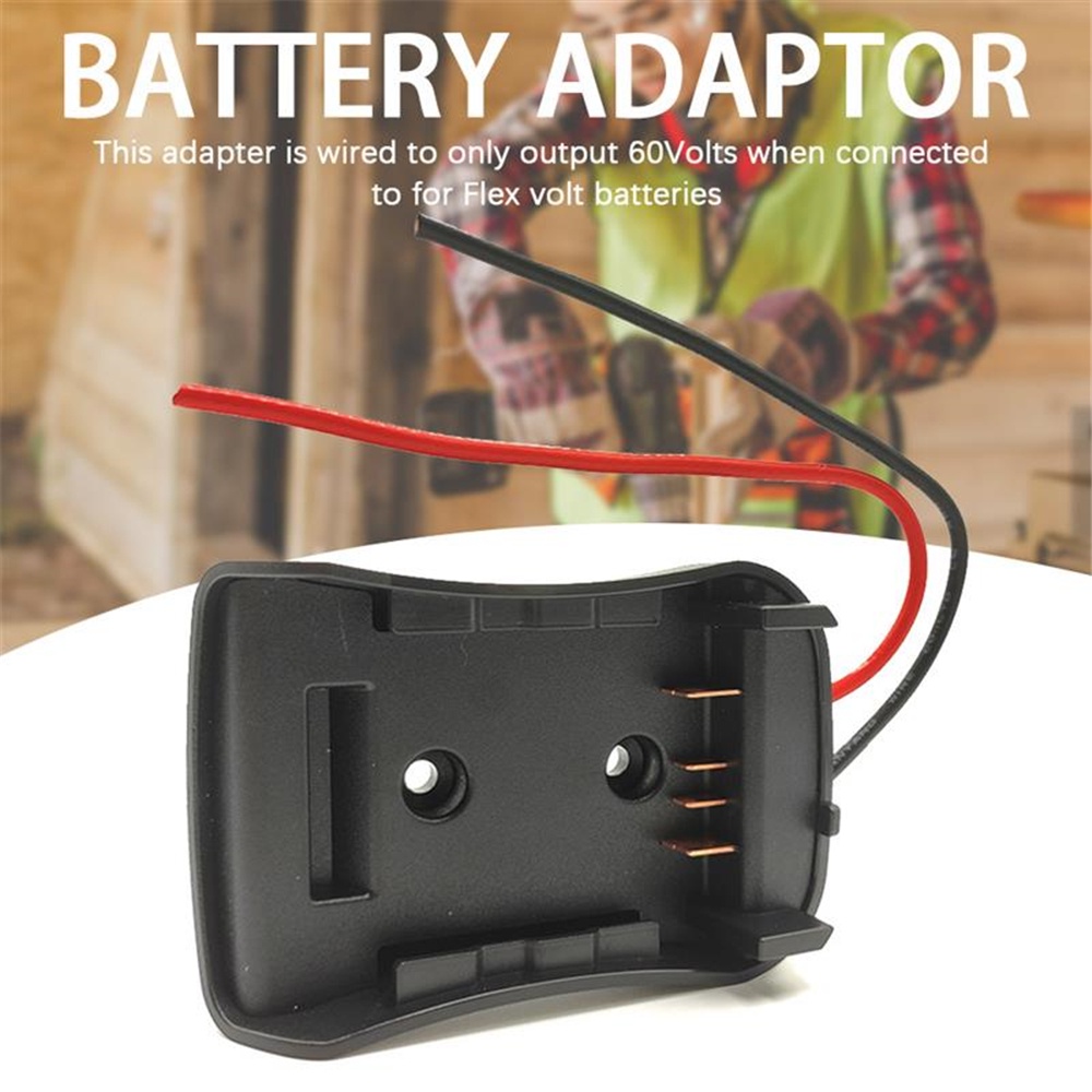 Smartor - อะแดปเตอร ์ สําหรับ DeWALT Flexvolt 60V Max Batterydock Power Connector 12 Gauge