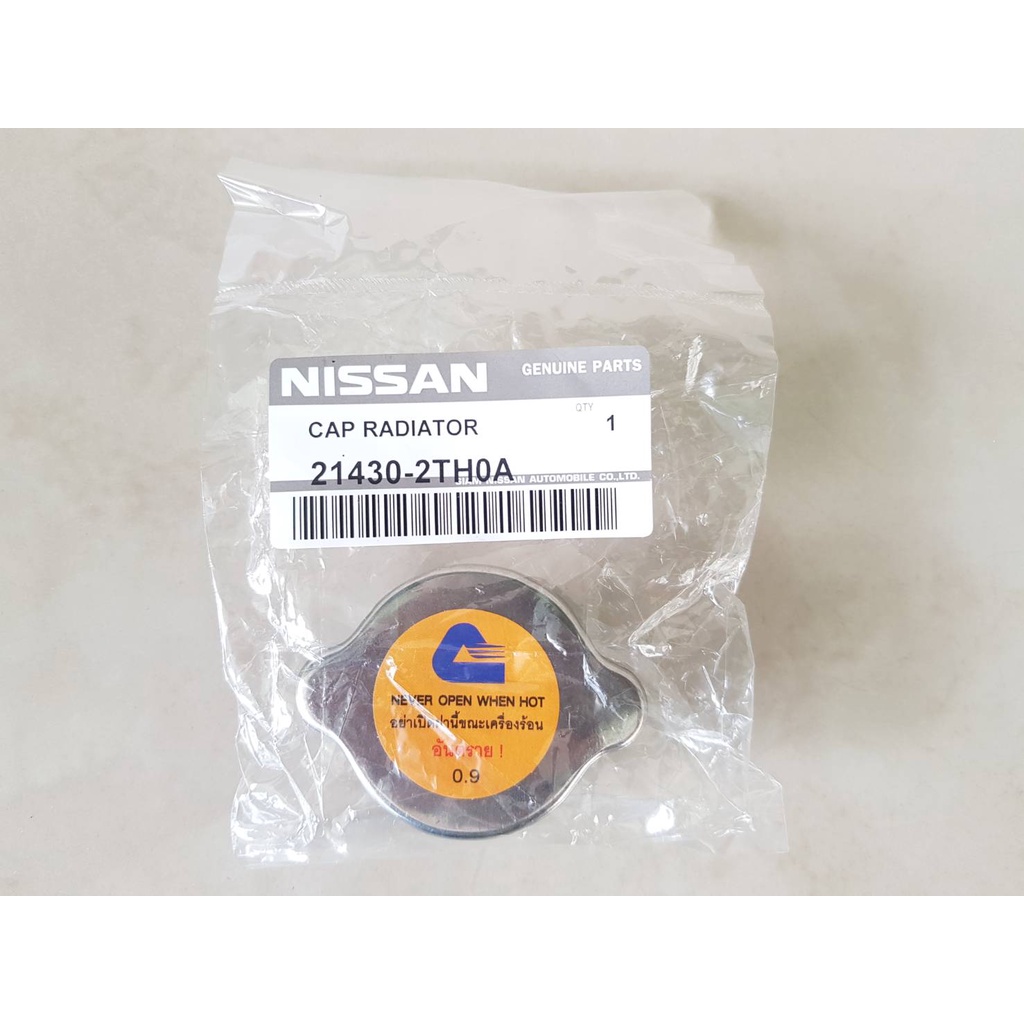 ฝาหม้อน้ำ NISSAN BIG-M TD25,TD27,FRONTIER,D22 แรงดัน0.9 ปอนด์ ของโรงงาน อันละ100บาท