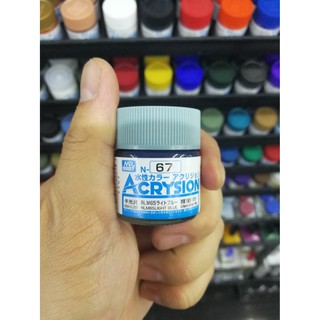 สี Mr.Acrysion Color N67 RLM65LIGHT BLUE - German Aircraft (Semi Gloss) 10ml