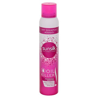 ซันซิล ออยล์ คิลเลอร์ ฟราแกรนซ์ บูสเตอร์ ดราย แชมพู สเปรย์คุมมัน 180มล. แชมพู Sunsilk Oil Killer Fragrance Booster Dry S