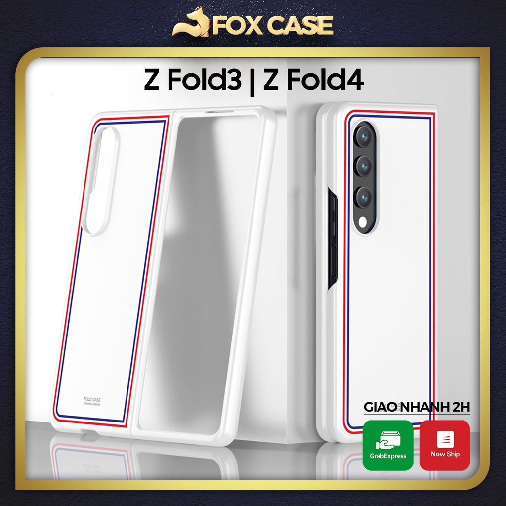 Z Fold 4, Z Fold4, Z Fold 3, Z Fold3 เคสลายแฟชั่น หลากสี - Fox Case