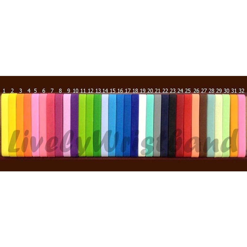 เส้นเปล่าๆริสแบนด์( wristband ) แบบไม่มีข้อความ เส้นหนา ไม่บาง