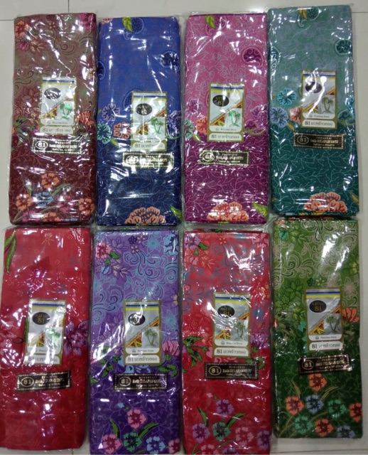 COTTONผ้าถุง BATIK 81 (ต้นมะพร้าว) หน้ากว้าง 1.8เมตร รูปที่ 4