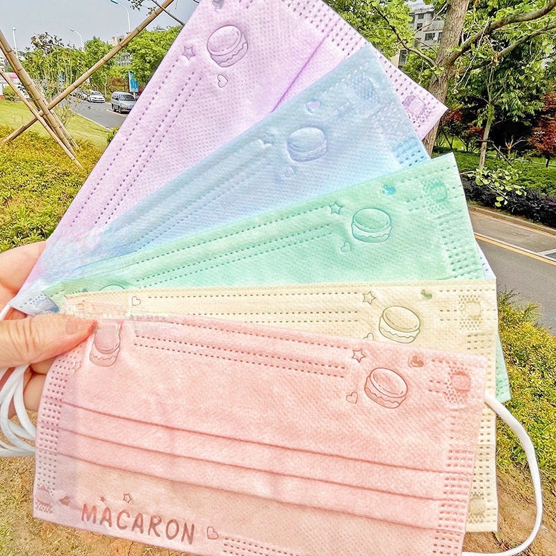 50 ชิ้น! ! ! มาการองมาการองสุดคลาสสิค ส่งวันเดียว แฟชั่นสาวหน้ากาก สุดน่ารัก รุ่นขายดีของเมืองไทย บรรจุแยกชิ้น ปฏิเสธมลพิษ 2 เท่า
