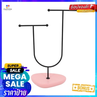 อุปกรณ์จัดเก็บเครื่องประดับ เรซิ่น STACKO WISH 25X13.5X35 ซม. สีชมพูRESIN JEWELRY ORGANIZER STAND STACKO WISH 25X13.5X35