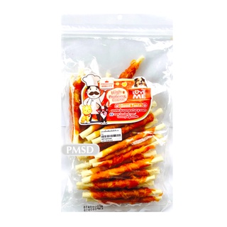 Loveme Dog Treat ขนมสุนัข สติ๊กเกลียวพันสันใน 400 G