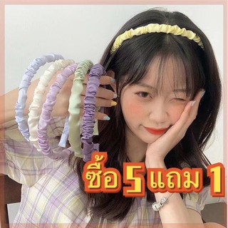 ที่คาดผม ผ้าซาติน สไตล์เกาหลี แฟชั่นสําหรับผู้หญิง