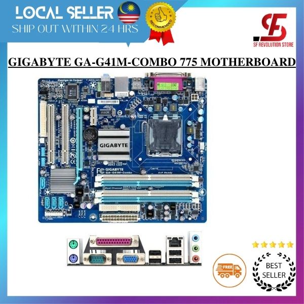GIGABYTE GA-G41M-COMBO 775 MOTHERBOARD (มือขวา)