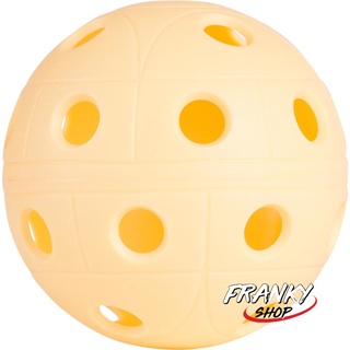 ลูกฟลอร์บอล ลูกฮออกกี้ ลูกบอลสำหรับเล่นฮอกกี้ Floorball 500 Ball Apricot