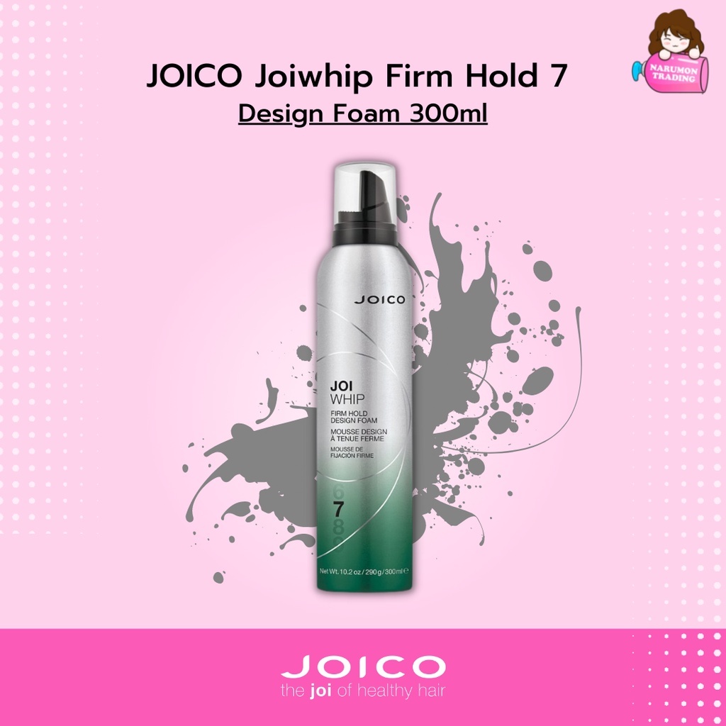 JOICO Joi Whip Design Foam – Stylingschaum Mit Festem Halt, 300 Ml Für üppiges Volumen