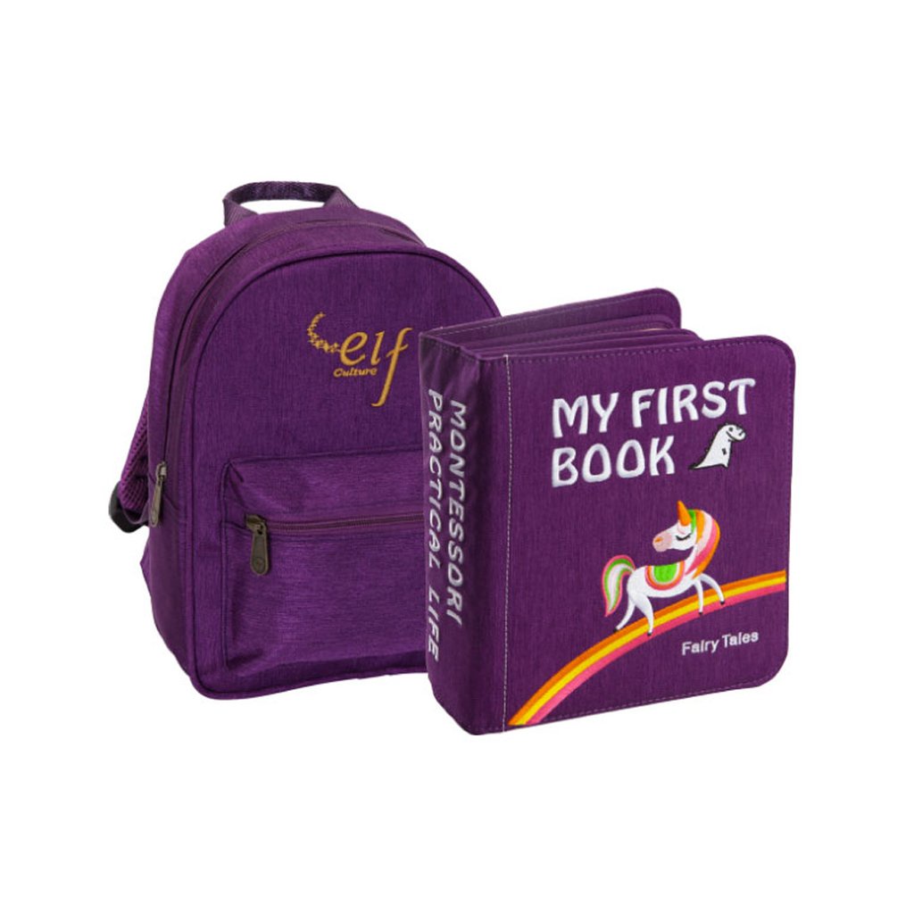 Elf Culture : My First Book 6 - Fairytale Purple หนังสือผ้าเสริมพัฒนาการ