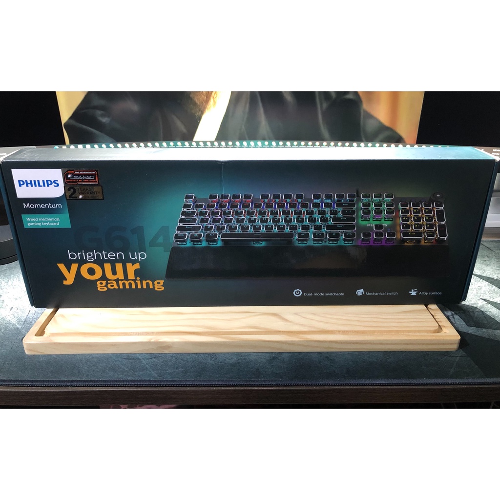 KEYBOARD Philips SPK8601 แป้นพิมพ์ Thai/ENG wired Mechanical Gaming