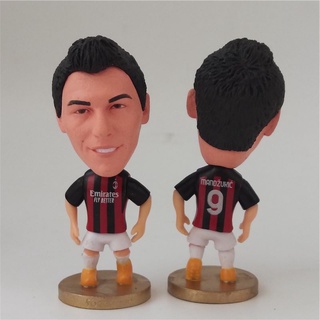 ฟิกเกอร์ตุ๊กตาฟุตบอล AC Milan Player 9 mario Mandzukic