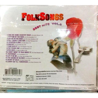 cd เพลงสากล folk song2 crying in the rain, tell laura i love her