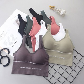 SALE!!SPORT BRA สปอร์ตบราตัวยาว ใส่กระชับ มีฟองน้ำ งานสวย V053