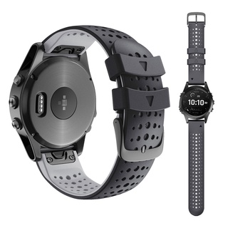 สายนาฬิกาข้อมือยาง คุณภาพสูง แบบปลดเร็ว ขนาด 26 มม. สําหรับ Garmin Fenix 2 3 3HR Quaitx 3 7X