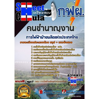 แนวข้อสอบคนชำนาญงาน การไฟฟ้าฝ่ายผลิตแห่งประเทศไทย (กฟผ)