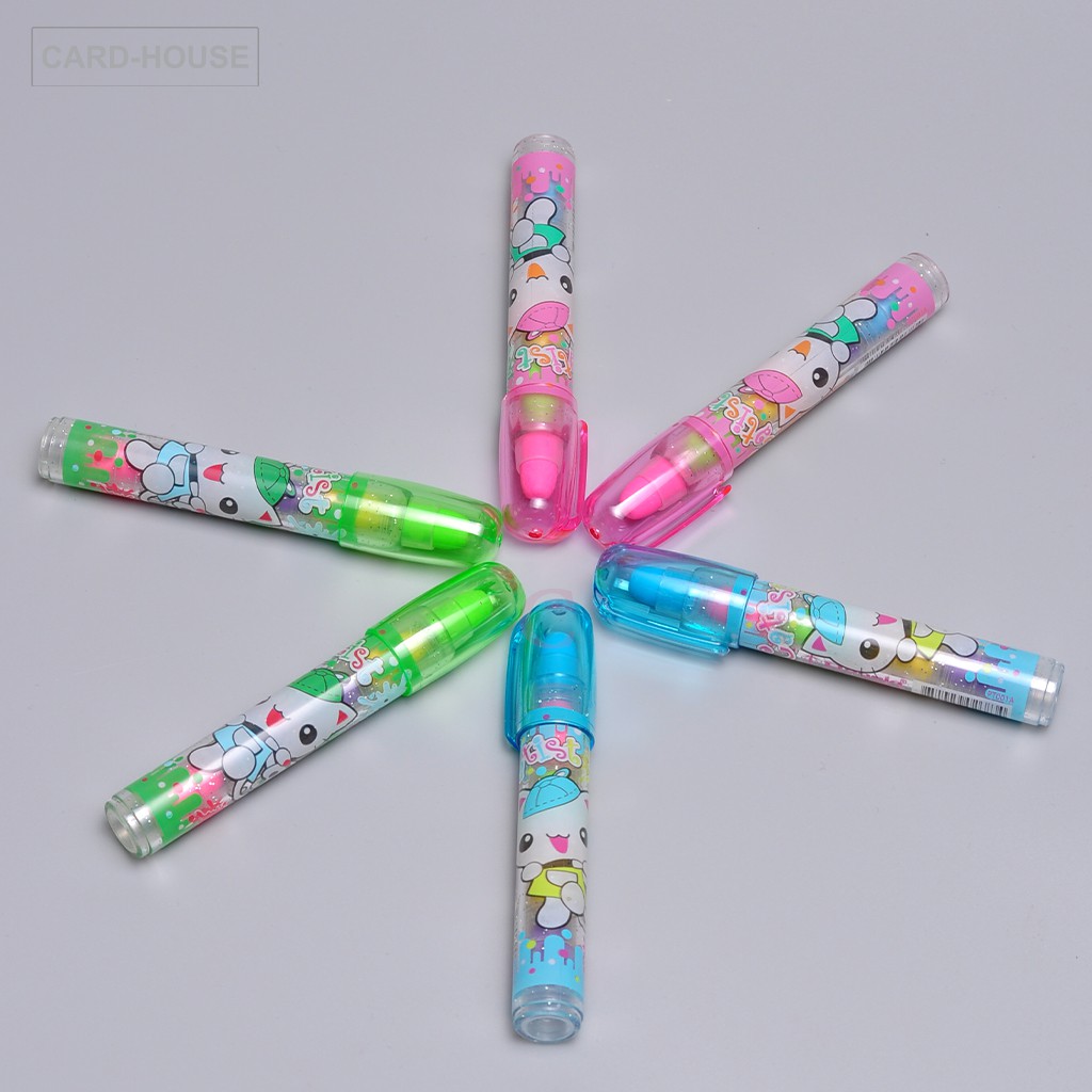 ยางลบเปลี่ยนไส้ ยางลบแฟนซี ลายการ์ตูน กลิ่นหอม  Bensia