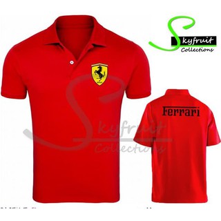 เสื้อยืดโปโล ราคาถูก ลาย FERRARI FERRARI FERARI