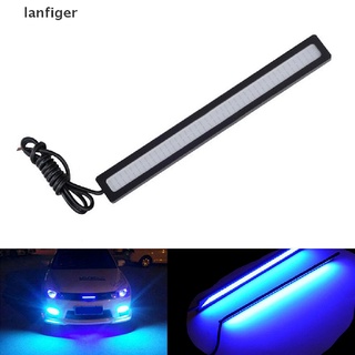 Lfiger ไฟตัดหมอก LED COB DC 12V 17 ซม. กันน้ํา สีฟ้า สําหรับรถยนต์