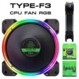 EGA TYPE-F3 Case Fan A-RGB Aula Sync 120mm. พัดลมเคส