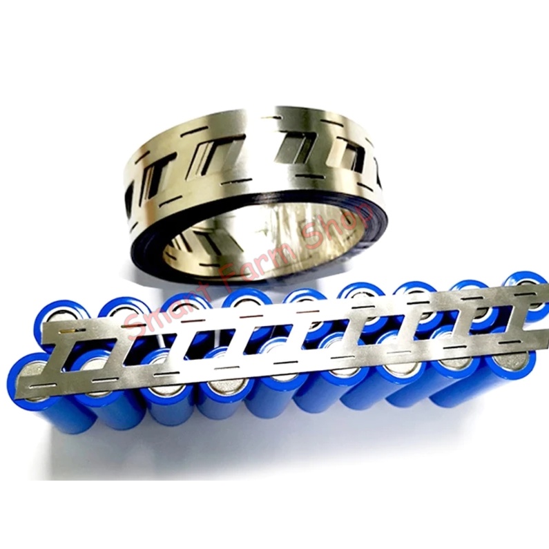 นิกเกิล(Nickel) สำหรับเชื่อมแบตเตอรี่ลิเธียม 18650/ 21700/ 32650 /32700(ชนิดหัวเรียบไม่ใช้รางถ่าน))