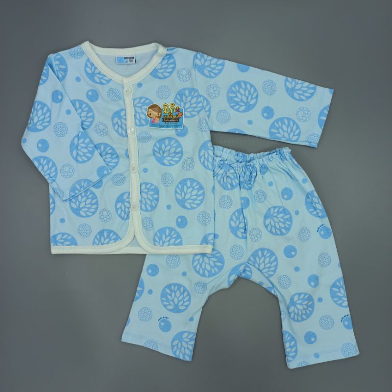 ชุดแขนยาวเด็ก papa baby ฟรีไซส์แรกเกิด - ไม่เกิน 8 kg เสื้อผ้าเด็ก ชุดนอนเด็ก ชุดเด็ก