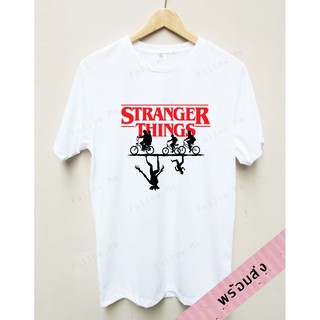 เสื้อยืดคอกลมเสื้อยืด Stranger Things no.1S-4XL