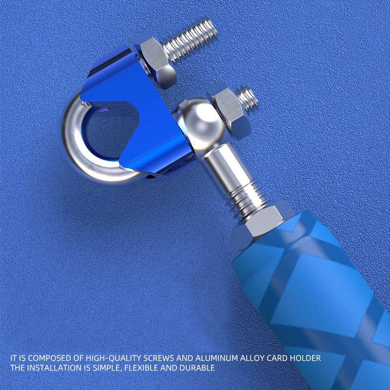 บาร์ยาวยึดรูกระจก บาร์เสริมมอเตอร์ไซค์ แฮนด์รถ ติดมอเตอร์ไซค์ - รูปที่ 7