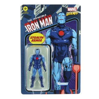 Hasbro Marvel Legends Series Stealth Armor Iron Man 3.75-Inch Retro 375 Collection Action Figure