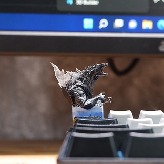 ส่งฟรี  Artisan keycap  GODZILA