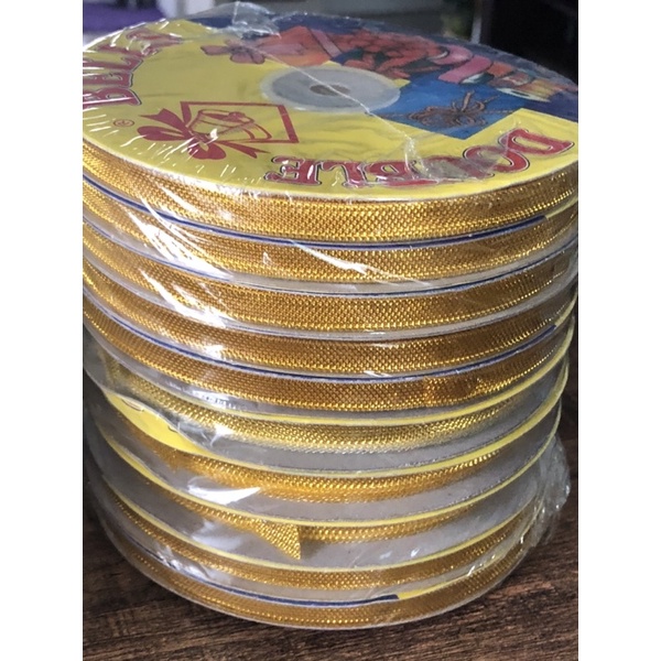 ริบบิ้นผ้าตาด36หลานิยมนำไปทำมาลัยหรือโบว์งานฝีมือ(ปรับราคา5฿)