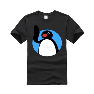 T-shirt  ใหม่ เสื้อยืดลําลอง แขนสั้น พิมพ์ลาย Hi Pingu เข้ากับทุกการแต่งกาย แฟชั่นสําหรับผู้ชายS-5XL