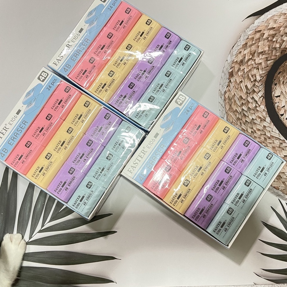 SEVENsHOP247 ยางลบ Faster E106 สีพาสเทล – โปรปัง