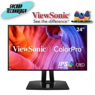 จอมอนิเตอร์ VIEWSONIC MONITOR VP2468A (IPS 75Hz USB-C) 100% sRGB