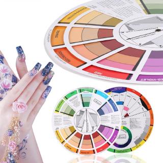 【Seller Recommend】Paper Artists Color Wheel Mixing Guide 23.5cm Diameter Nail Color Wheel