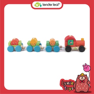 Tender Leaf Toys ของเล่นไม้ รถของเล่น รถไฟหรรษา Happy Train