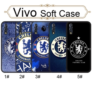 CHELSEA เคสโทรศัพท์ซิลิโคนสีดําสําหรับ Vivo Y95 Y93 Y91 Y91C Y81 Y81S Y71 Y69 Y55 Y55S Y53 Y5S Y17 Y12 Y11