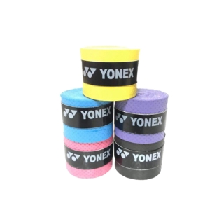 -พร่อมส่ง- หนังแท้ Yonex ถูกที่สุด!! กริ๊ปพันด้ามไม้แบด แบบเรียบ Y